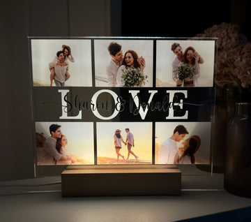 Custom Acrylic Picture Stand , Personalized Gifts for Couples