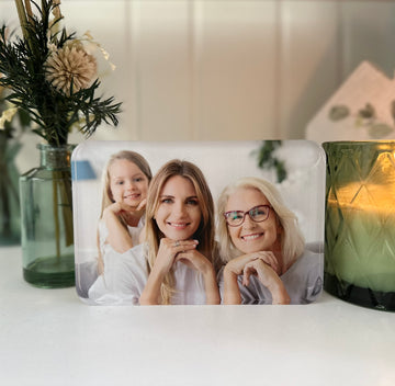 Gizify Custom Picture Acrylic Frame,  Personalized Photo Stand