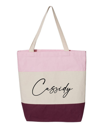 Gizify Personalized Cotton Tote Bag, Custom Canvas Bag