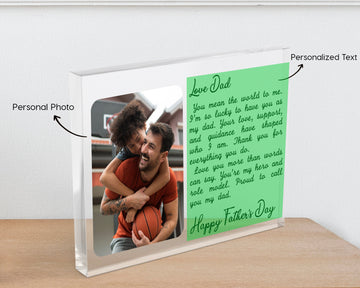 Gizify Personalized Picture Frame , Fathers Day Gift Idea