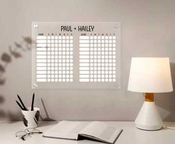 Gizify Family Planner, Personalized Calendar ,Acrylic Custom Calendar