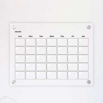 Acrylic Wall Calendar, Custom Acrylic Planner, Personalized Weekly Wall Planner