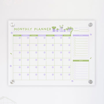 Gizify Family Calendar, Monthly Wall Planner, Acrylic Wall Calendar