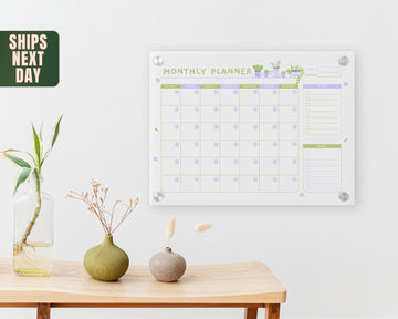 Gizify Family Calendar, Monthly Wall Planner, Acrylic Wall Calendar