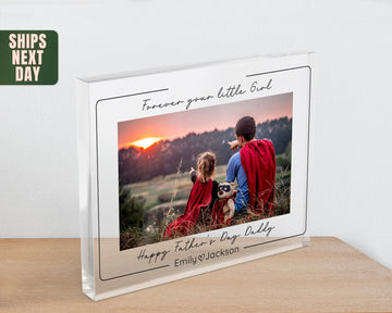 Personalized Daddy Picture Frame Gift,  Papa Gift, Dad Gift from Son Daughter