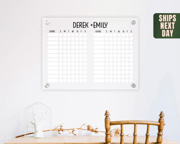 Gizify Family Planner, Personalized Calendar ,Acrylic Custom Calendar