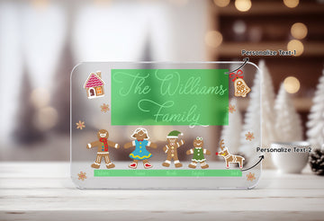 Personalized Family Stand For Christmas, Custom Family Sign, Christmas Gifts, Housewarming Gift, Christmas Home Decoration, Family Name Sign