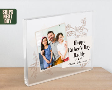 Gizift Personalized Acrylic Picture Frame, Custom Picture Stand