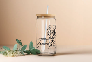 Gizify 16oz Customized Frosted Iced Coffee Tumbler